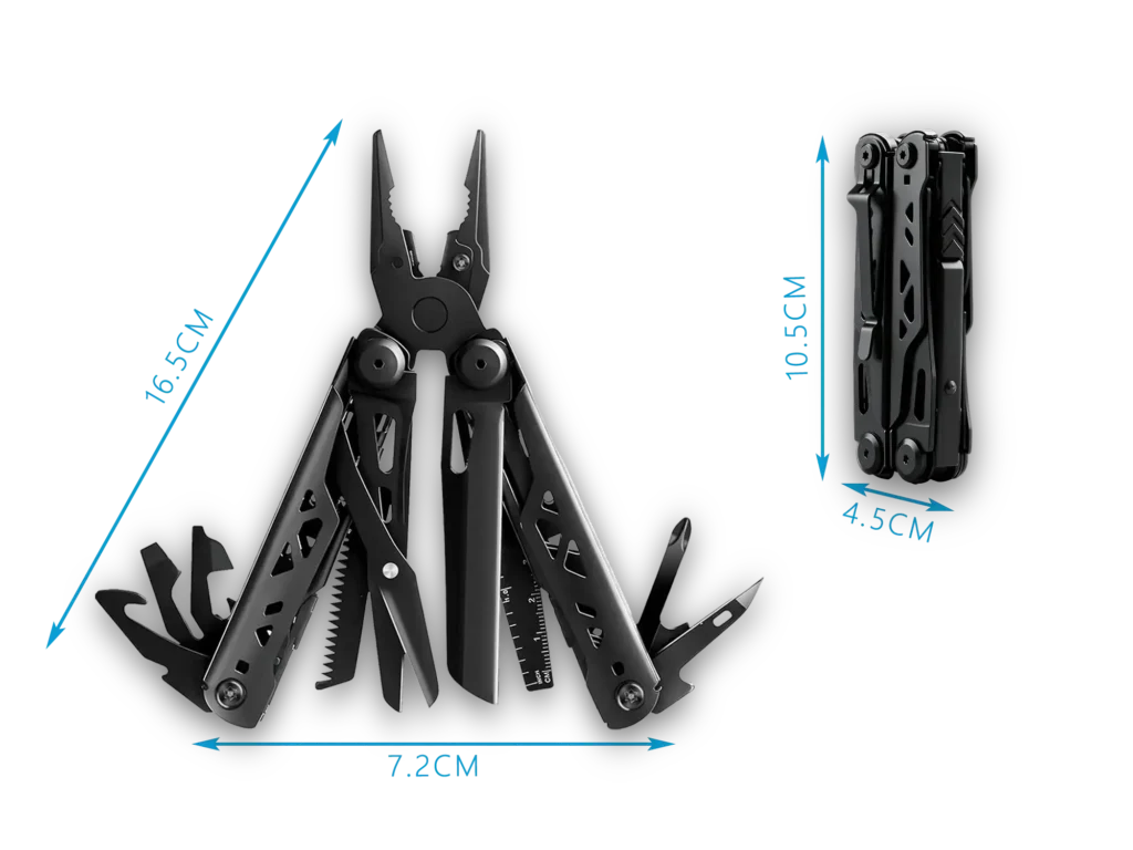 DQ-978 – 19-in-1 Heavy Duty Multi-tool Pliers with Replaceable Tungsten Cutters(Black) DQ-978 19-in-1 Professional Multi-Tool Pliers Wholesale