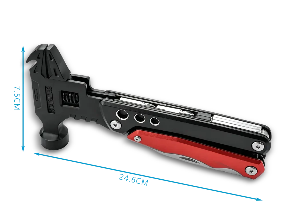 MQ-050 12-in-1 Tactical Multi-Tool Hammer Wrench Wholesale
