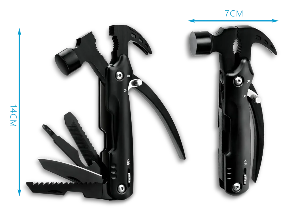 MS-035B 13-in-1 Compact Tactical Claw Hammer Lightweight Wholesale