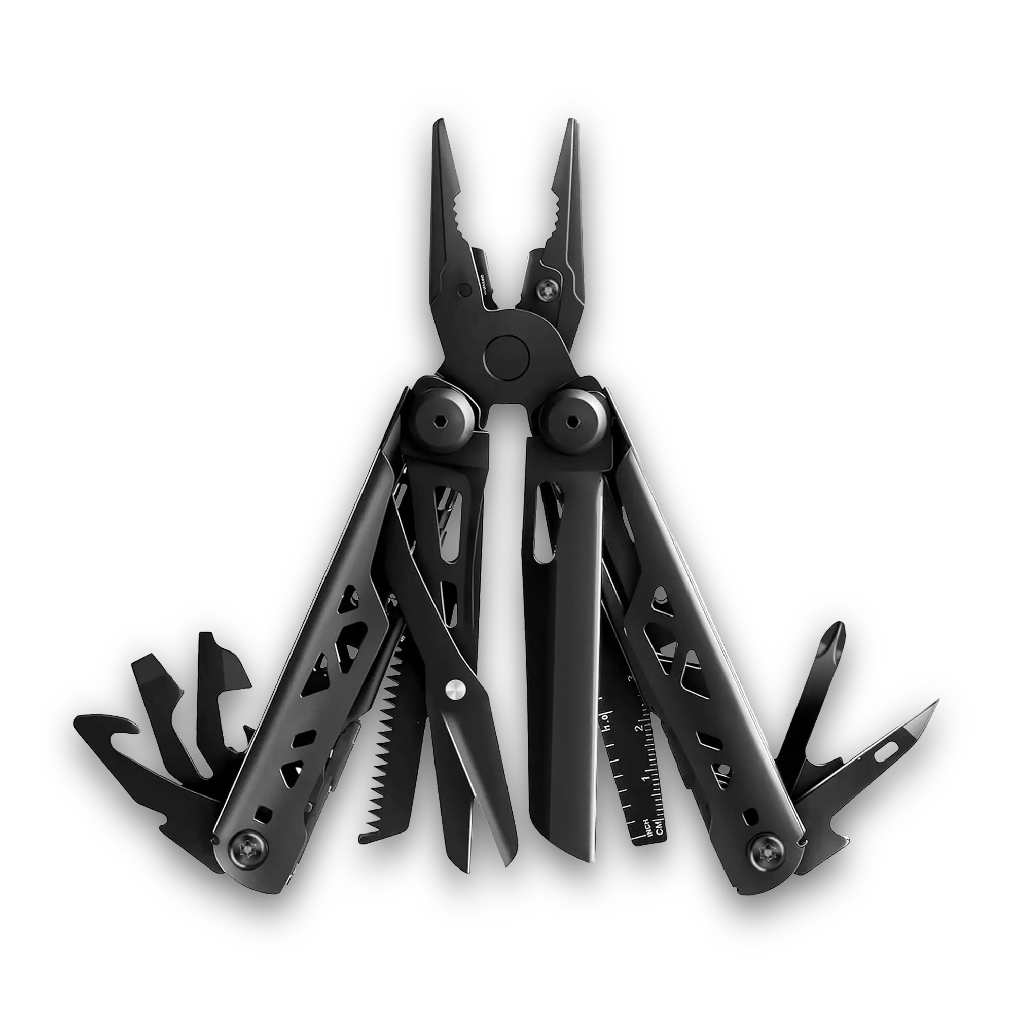 DQ-978 19-in-1 Professional Multi-Tool Pliers, 5Cr15 High-Performance Steel with Tactical Black Oxidized Finish, Integrated Safety Lock, and Replaceable Wire Cutters 1 DQ-978 industrial-grade 19-in-1 multi-tool pliers with replaceable tungsten wire cutters, safety lock mechanism, and high-carbon 5Cr15 stainless steel blade.Professional Multi-Tool Pliers