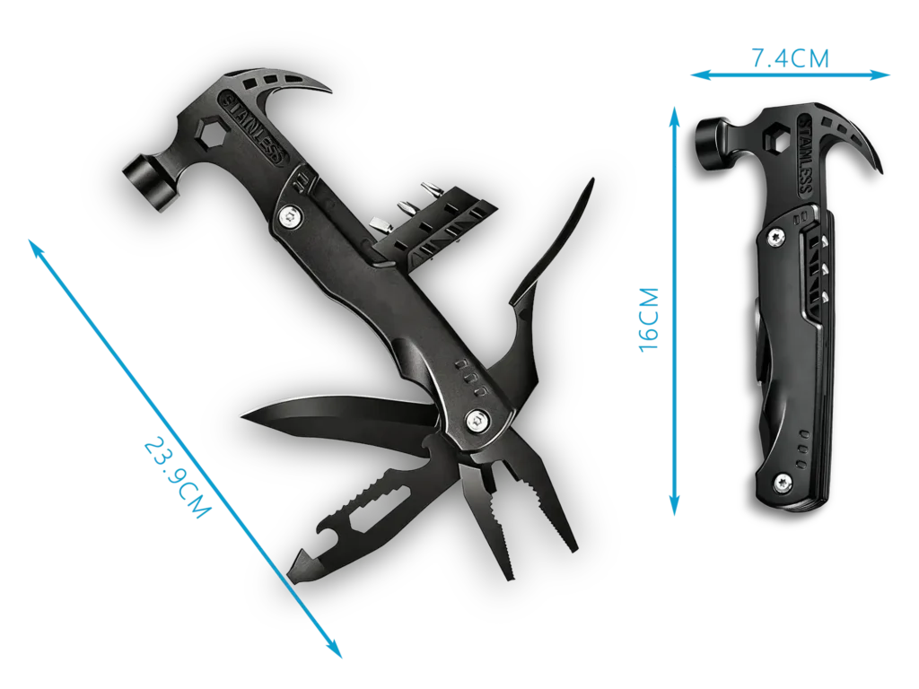 MS-0173S 15-in-1 Tactical Multi-Tool Claw Hammer Wholesale