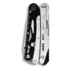 MQ-038 12-in-1 Tactical Outdoor Multi-Tool Pliers, 2Cr13 Stainless Steel with Anodized Aluminium Handle, Integrated Fire Starter, Whistle, and Heavy-Duty Scissors 6 MQ-038 outdoor survival 12-in-1 multi-tool pliers with integrated fire starter, emergency whistle, and double-teeth wood saw, black anodized aluminum handle.