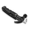MS017-3S tactical 15-in-1 multi-tool claw hammer with integrated pliers, 3Cr13 stainless steel components, 5-size hexagon wrench, and CRV bits in a professional black oxidized finish.