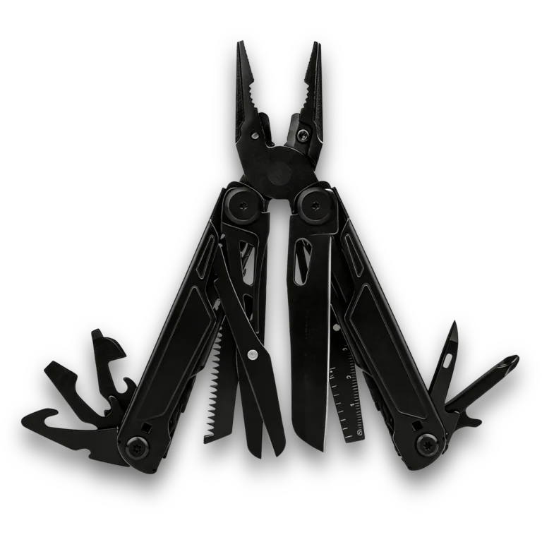 MQ067F professional 16-in-1 tactical multi-pliers full black oxidized finish wholesale