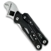 MQ-044 14-in-1 Survival Wrench (6"/20mm) with Integrated Pliers, Fire Starter, Whistle & CRV Bits, Black 6 MQ-044 tactical 14-in-1 survival adjustable wrench, 6-inch heavy-duty wrench with integrated pliers, fire starter, whistle, and CRV precision bits, black oxidized finish.