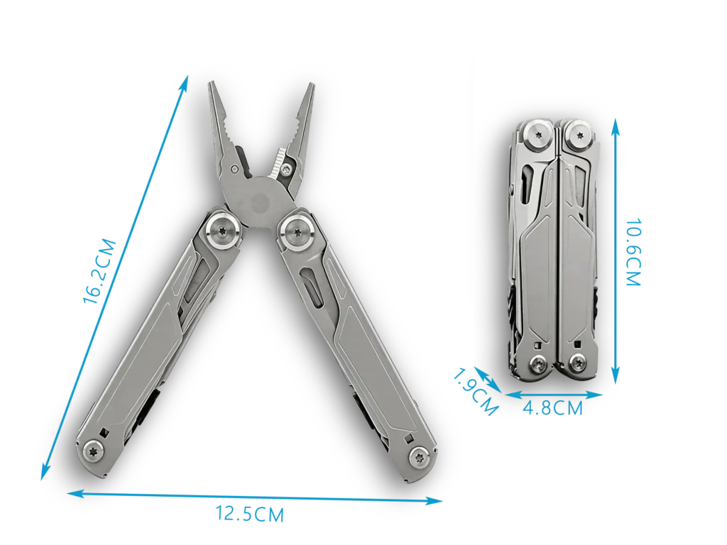MQ067 16-in-1 Stainless Multi-Pliers with Replaceable Cutters Wholesale