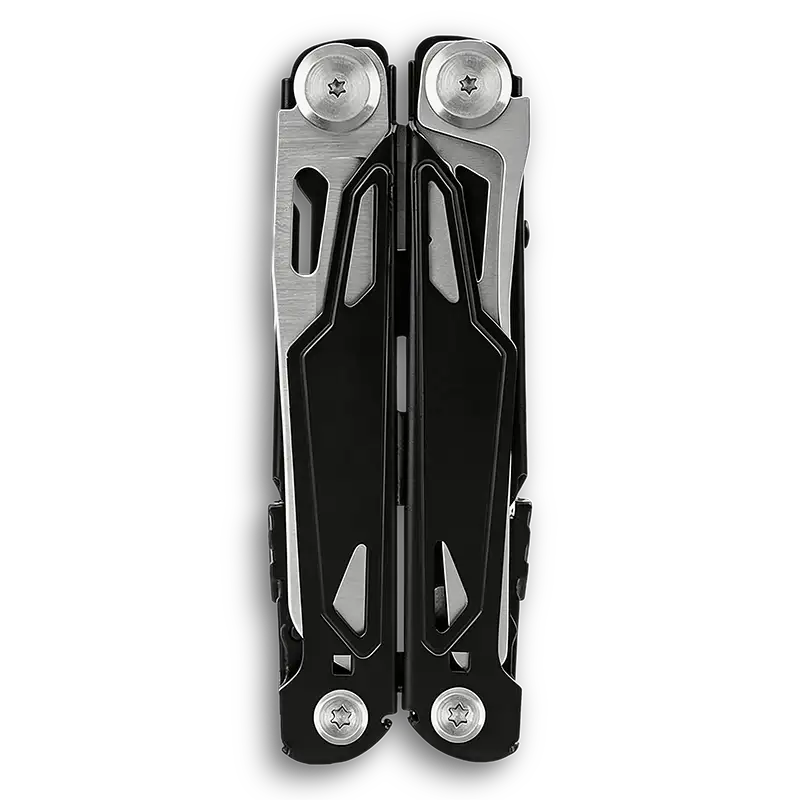 MQ071-1 professional 17-in-1 tactical multi-pliers black oxidized handle wholesale