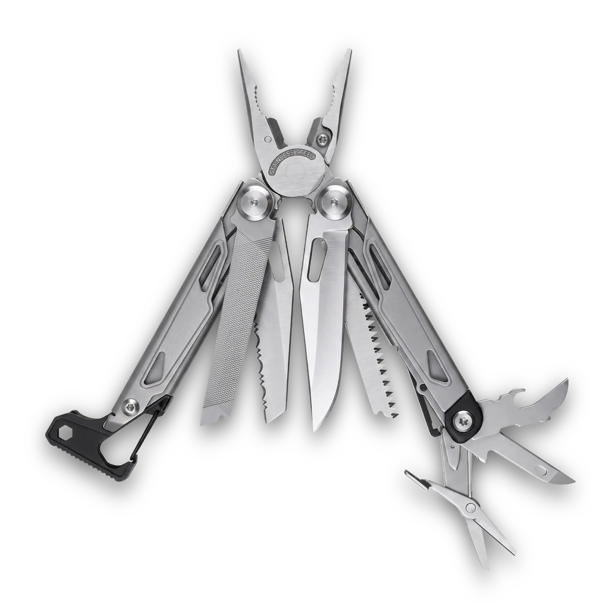 MQ090 heavy-duty 19-in-1 tactical multi-pliers original stainless steel with hammer wholesale