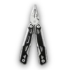 MQ088 professional 16-in-1 tactical multi-pliers black oxidized handle sandblasted components wholesale