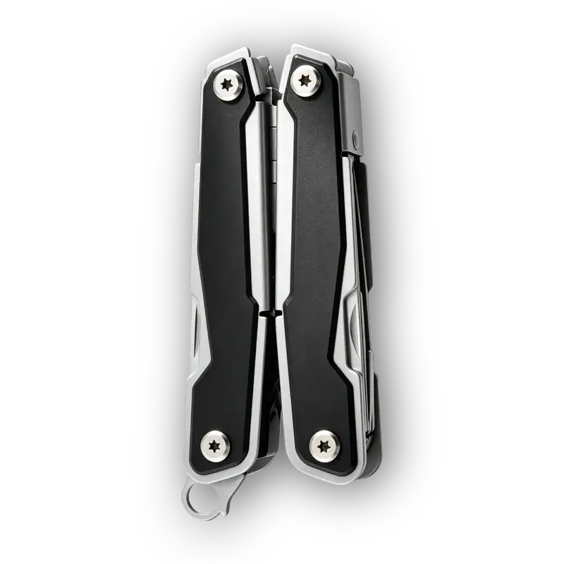 MQ089 professional 16-in-1 tactical multi-pliers black oxidized handle sandblasted components wholesale