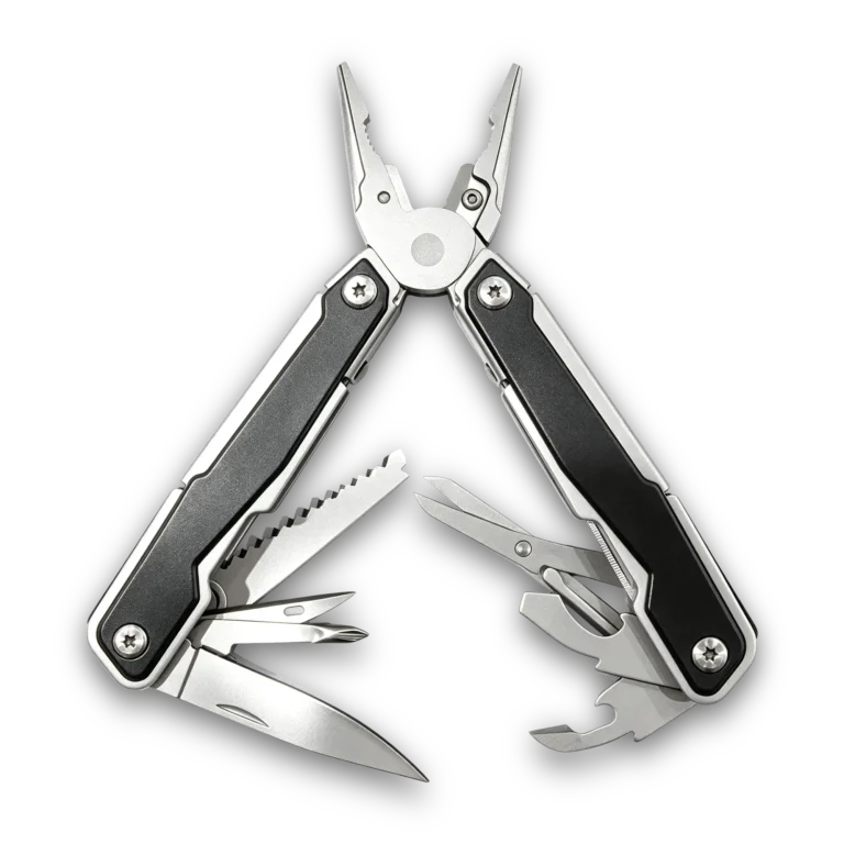 Home 13 MQ089 professional 16-in-1 tactical multi-pliers black oxidized handle sandblasted components wholesale