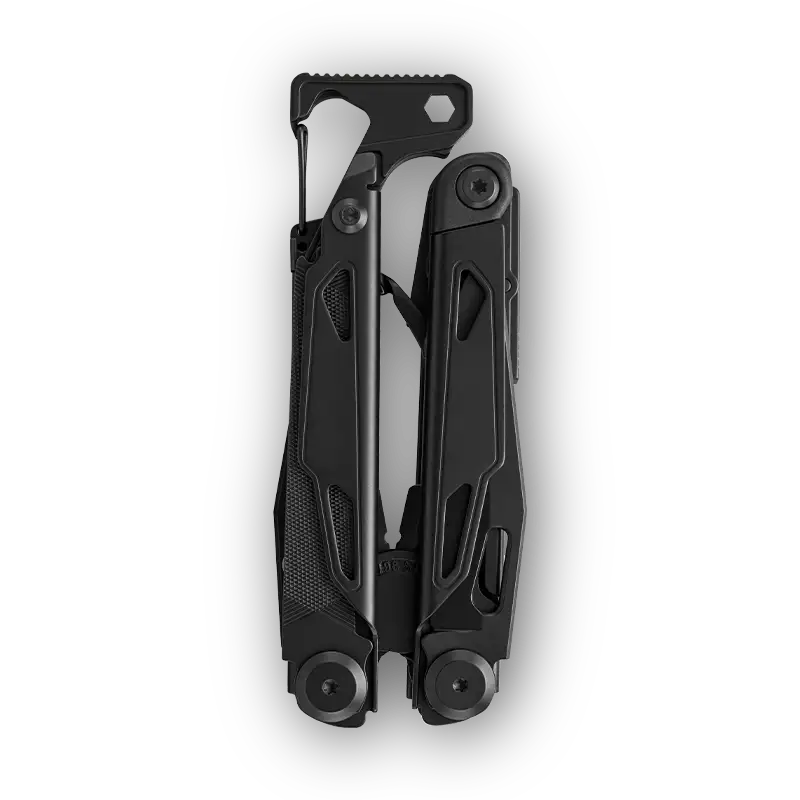 MQ090F 19-in-1 Professional Heavy-Duty Multi-Pliers, 5Cr15 High-Performance Steel with Full Solid Black Oxidized Finish and Striking Hammer 2 MQ090F professional 19-in-1 tactical multi-pliers solid black oxidized finish with hammer wholesale